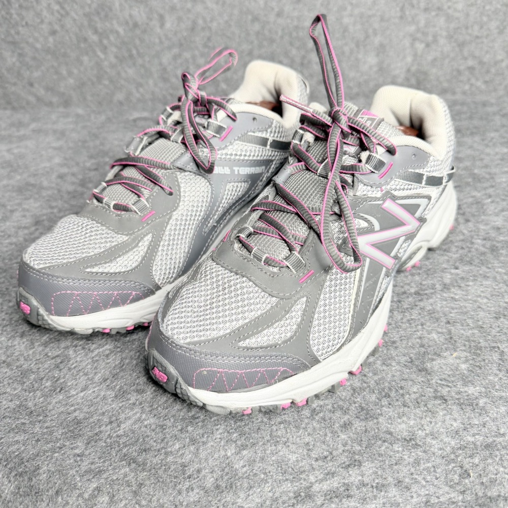 New Balance 411 All Terrain Trail Running‎ Shoes Grey Pink WT411GP2 Womens 10 D
